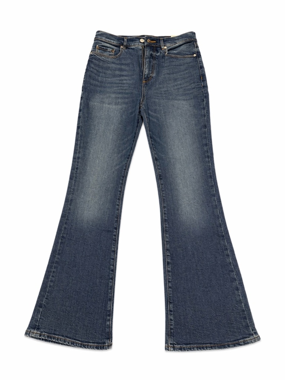 Women's Loft Dark Blue High Rise Flare Jeans